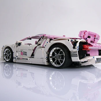 

2019 HOT SALE NEW CLASSIC SERIES PLASTIC PINK SUPERCAR BUGATTI BUILDING BLOCK TOYS MINI PLASTIC BRICKS BOYS'DREAM GIFT