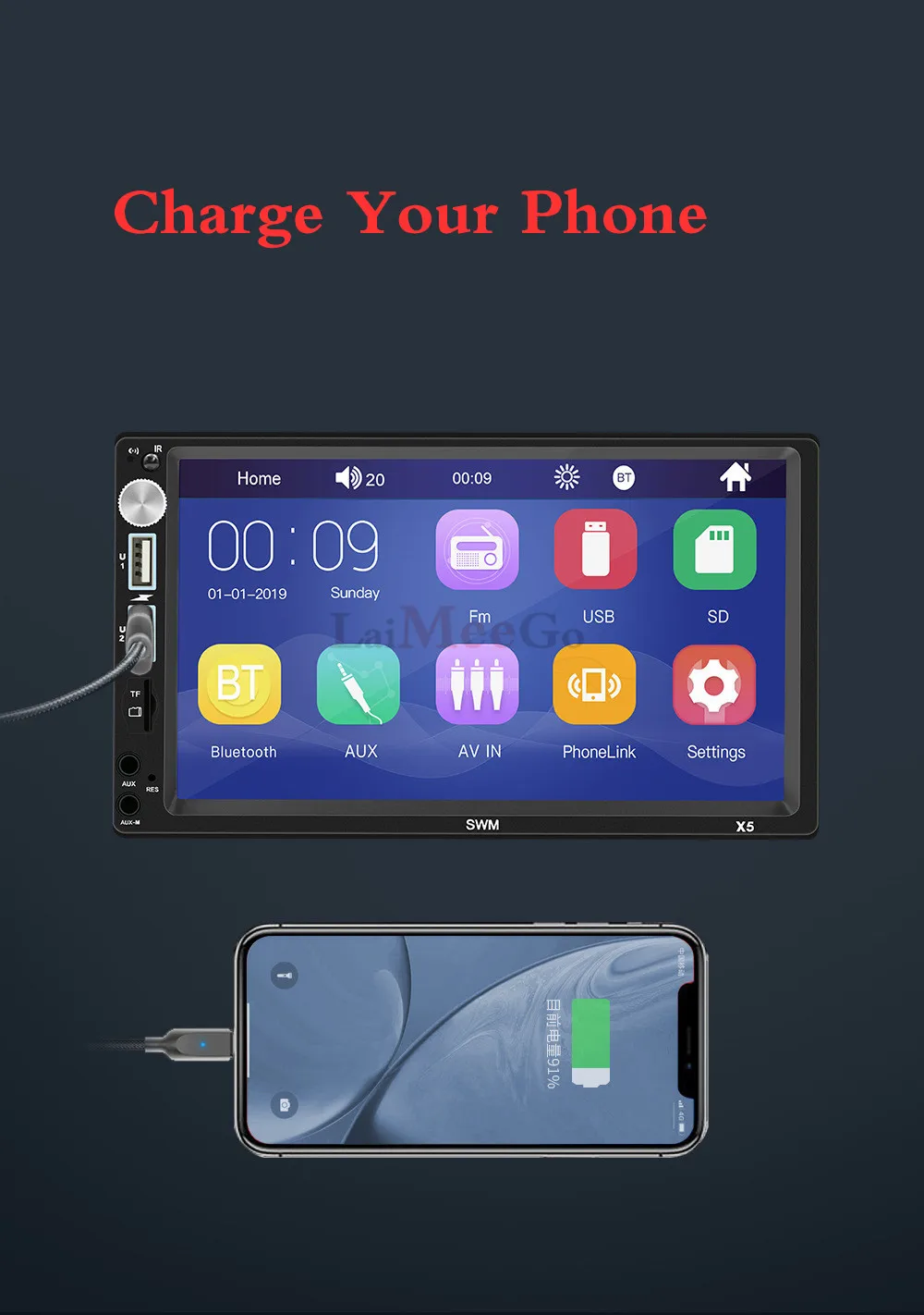 Auto radio 2 din Car Radio 7 HD Autoradio Multimedia Player 2DIN Touch Screen Auto audio Car Stereo MP5 Bluetooth USB TF FM SD (7)