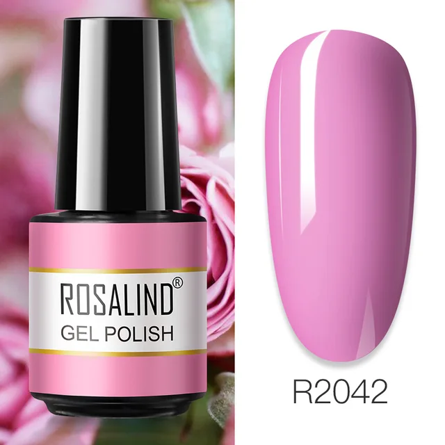 ROSALIND Primer Top Base Coat 7ML Gel Nail Polish For Manicure Long Lasting Nail Art Salon Gel Varnish UV LED Color Gel Polish RAR2042