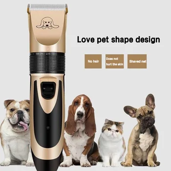 

Pet Shaver Hair Clipper Set for Dogs Cat Kitten Puppy Accessories Supplies Chargable MU8669