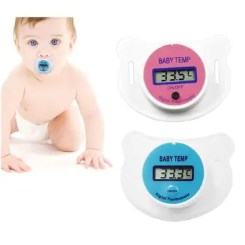 

2020 Baby Nipple Thermometer Forehead LCD Digital Professial Children's Thermometer Security Accurate Electronic Thermometer