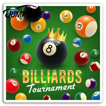 

Jump Time for Billiards Vinyl Stickers 8 Ball Pub Bar Men Sticker Laptop Auto Bumper Motor Decal Waterproof Car Accessories
