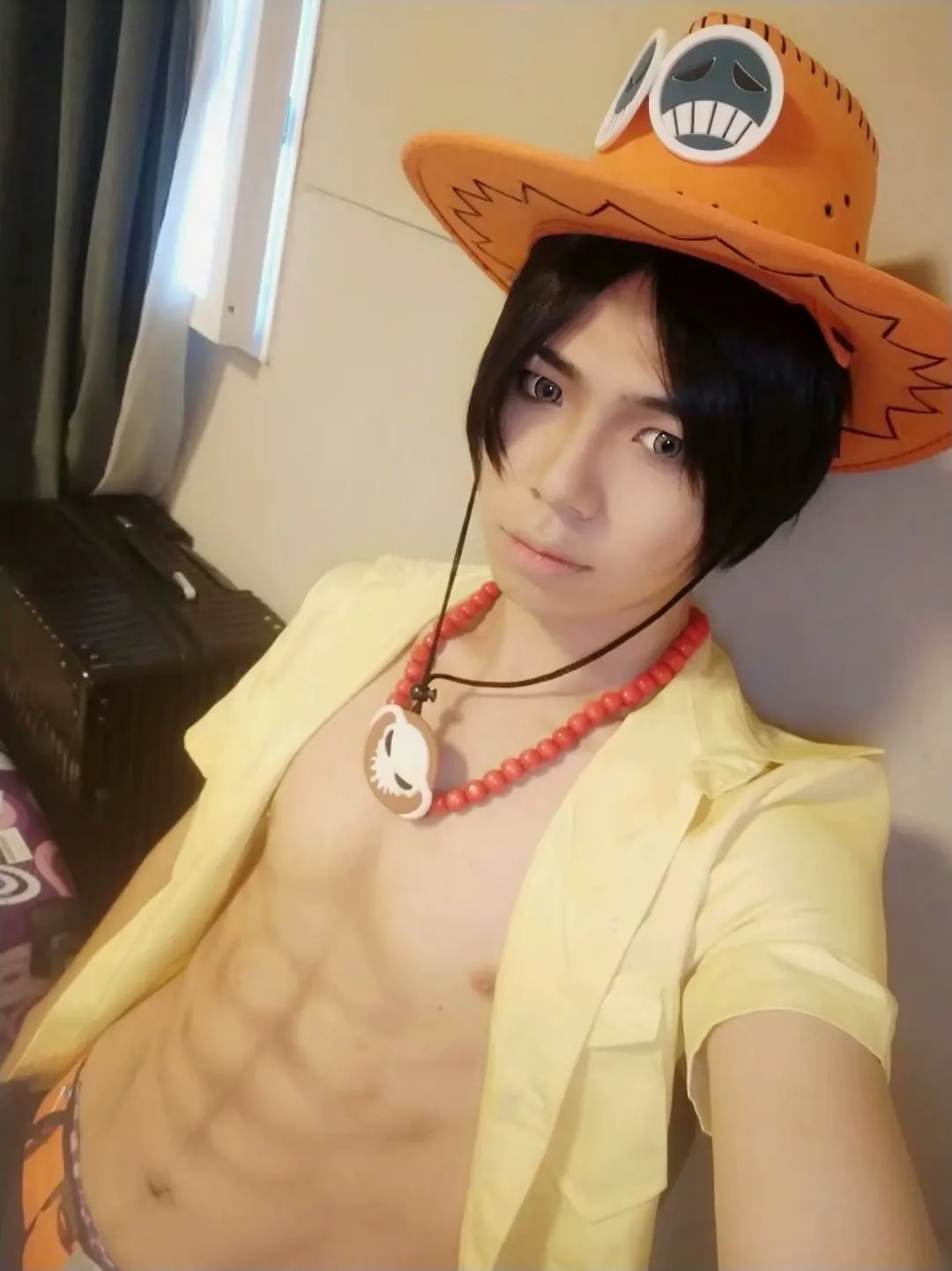 Cosplay&Ware [15]Diocos One Piece Portgas D Ace Cosplay Wigs Costume Hat Bag Tattoo Sticker Cos -Cosplay&Ware anime Shop H933c3265a29f428e8e9df7829db54b0fM.jpg