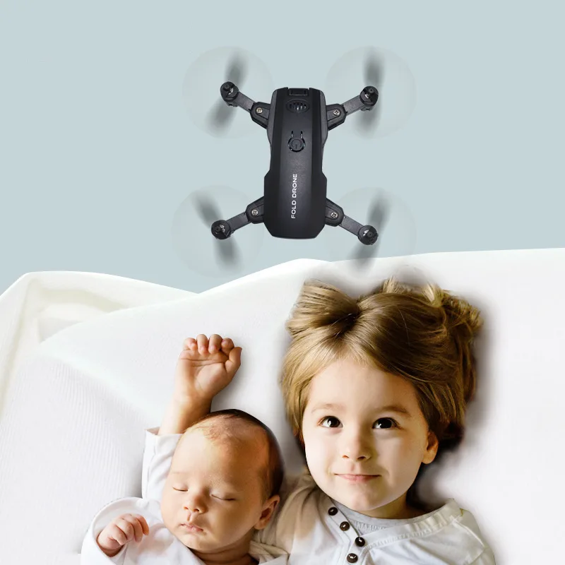 

Mini Aerial Photography Quadcopter Folding Wif Set High Unmanned Aerial Vehicle Telecontrolled Toy Aircraft Drone2018