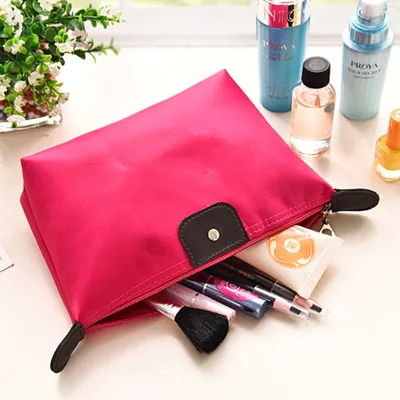 

Waterproof Portable Polyester Travel Cosmetic Bag Neceser Hanging Wash Bag Neutral Make Up Bag Organizer Bathroom Wash Bag