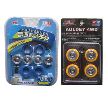 

1Set 4WD Aluminum Alloy Guide Wheel Tire Rollers Wheel Hub/Rim Kit Spare Part for RC Tamiya 4WD Mini Car Model 18022