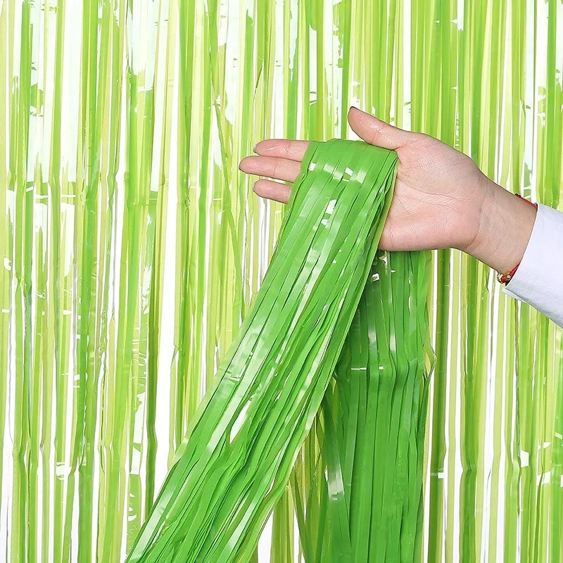 Matte Foil Tassel Fringe Curtain for Celebrations and Events