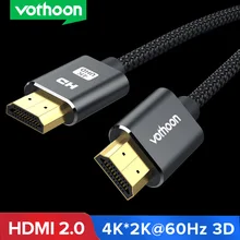 Vothoon 4k hdmi совместимый кабель 20 для телевизора ЖК дисплея