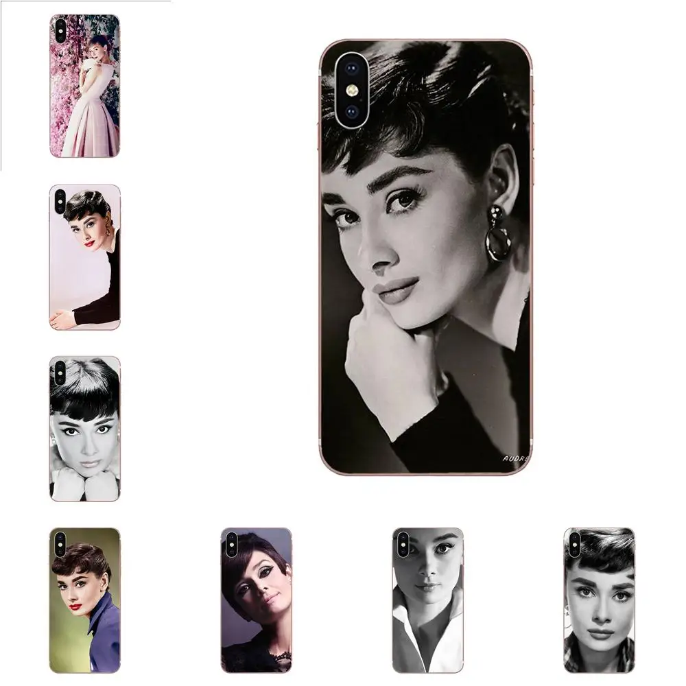 Audrey Hepburn Makeup TPU Hipster Case For Xiaomi Mi3 Mi4 Mi4C Mi4i Mi5 Mi 5S 5X 6 6X 8 SE Pro Lite A1 Max Mix 2 Note 3 4 | Мобильные