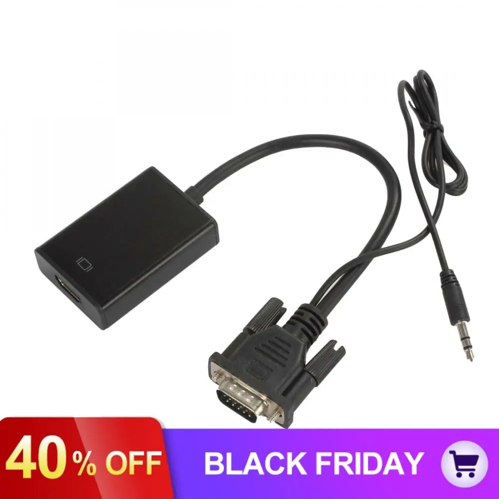 VGA в HDMI выход 1080P HD+ Аудио ТВ AV HD ТВ Видео кабель конвертер адаптер