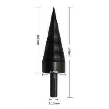 

38mm Splitter Shank Step Cone Drill Titanium Bit Set Hole Cutter Drilling Tools