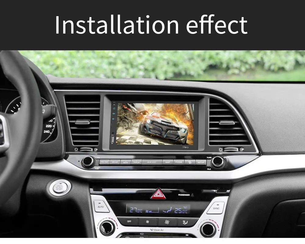 Mirrorlink " Автомагнитола 2din Автомагнитола Multimidia плеер Bluetooth 2 Din аудио стерео MP5 Сенсорное обратное изображение Авто Радио USB Aux