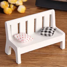 1 Набор мини деревянная скамейка Кукольный дом Миниатюрный Сад кукольный домик мебель аксессуар