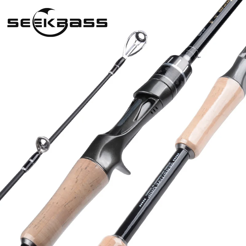 Карбоновая удочка для заброса приманки Seekbass Thunder Storm 1 8 м 2 4 7 кастинговое удилище
