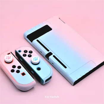 

Hard Crystal Protective Cover Case Shell for Nintend Switch Console Ultra-thin Housing Cover & Joystick Thumb Grips Caps