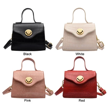

Retro Women Alligator Pattern PU Leather Mini Shoulder Bags Lady Flap Crossbody Messenger Handbags