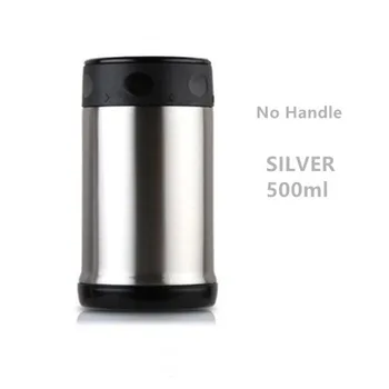 

500ML Double Stainless Steel Thermos Food Soup Containers Large Capacity Vacuum Flasks Portable Lunch Bento Box