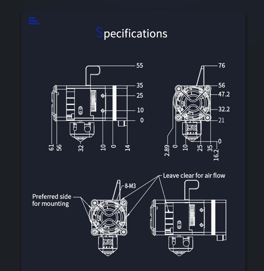 sato printhead High Quality BIQU H2 V2 Direct Extruder Dual Gear Hotend 24V 3D Printer Parts Titan DDB Extruder For B1 BX Ender3 V2/Pro Upgrade motor stepper printer