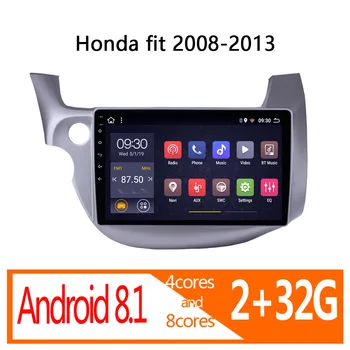 شراءراديو سيارة من Autoradio يعمل بنظام الأندرويد 2G + 32G لسيارة Honda Fit 2008 2009 2010 2011 2012 2013 راديو سيارة من Coche Udio كاربلاي أوتو ستيريو باركترونيك