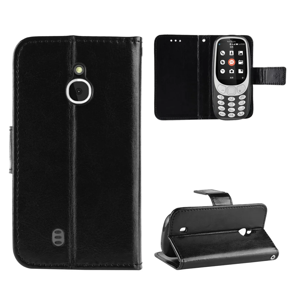 Per Nokia 3310 2017 Custodia In Pelle Di Lusso Flip Wallet Custodia Per Telefono Per Nokia 3310 2017 Custodia Funzione Supporto Porta Carte