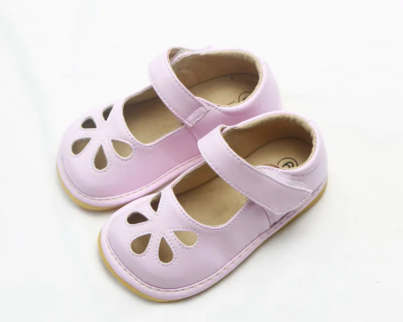 MERABLLE New Arrival Cute 1-3 Years Old Girls Baby Shoes with sound Soft Toddles Mary Jane First Walker Kids Sandals Casual