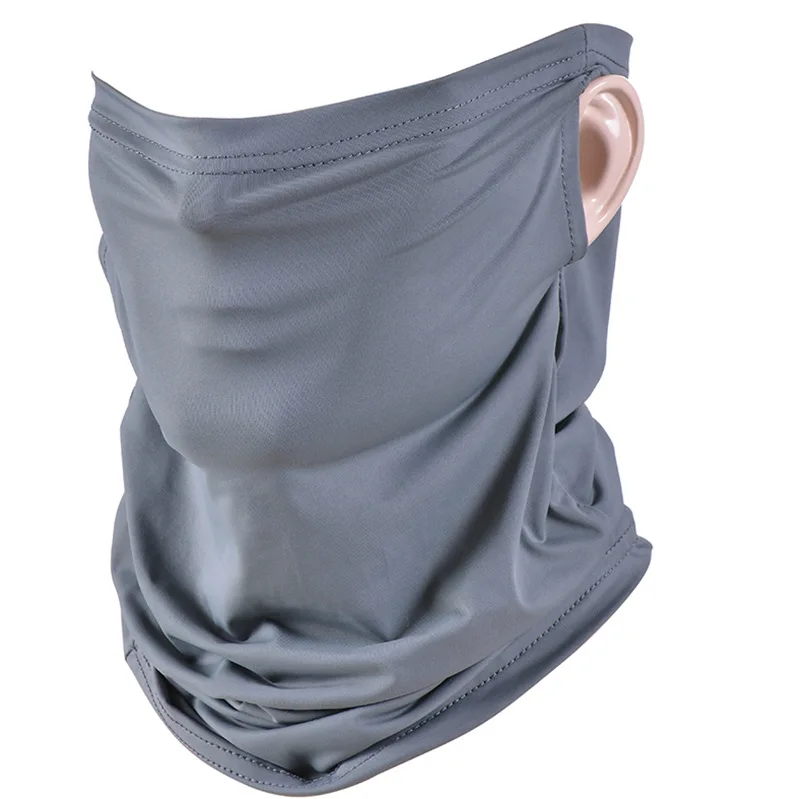 Headband Outdoor Sports Sunscreen Mask Ice Silk Neck Protection Face Hanging Ear Neck Cover Men and Women Magic Mask Riding mens infinity scarf Scarves