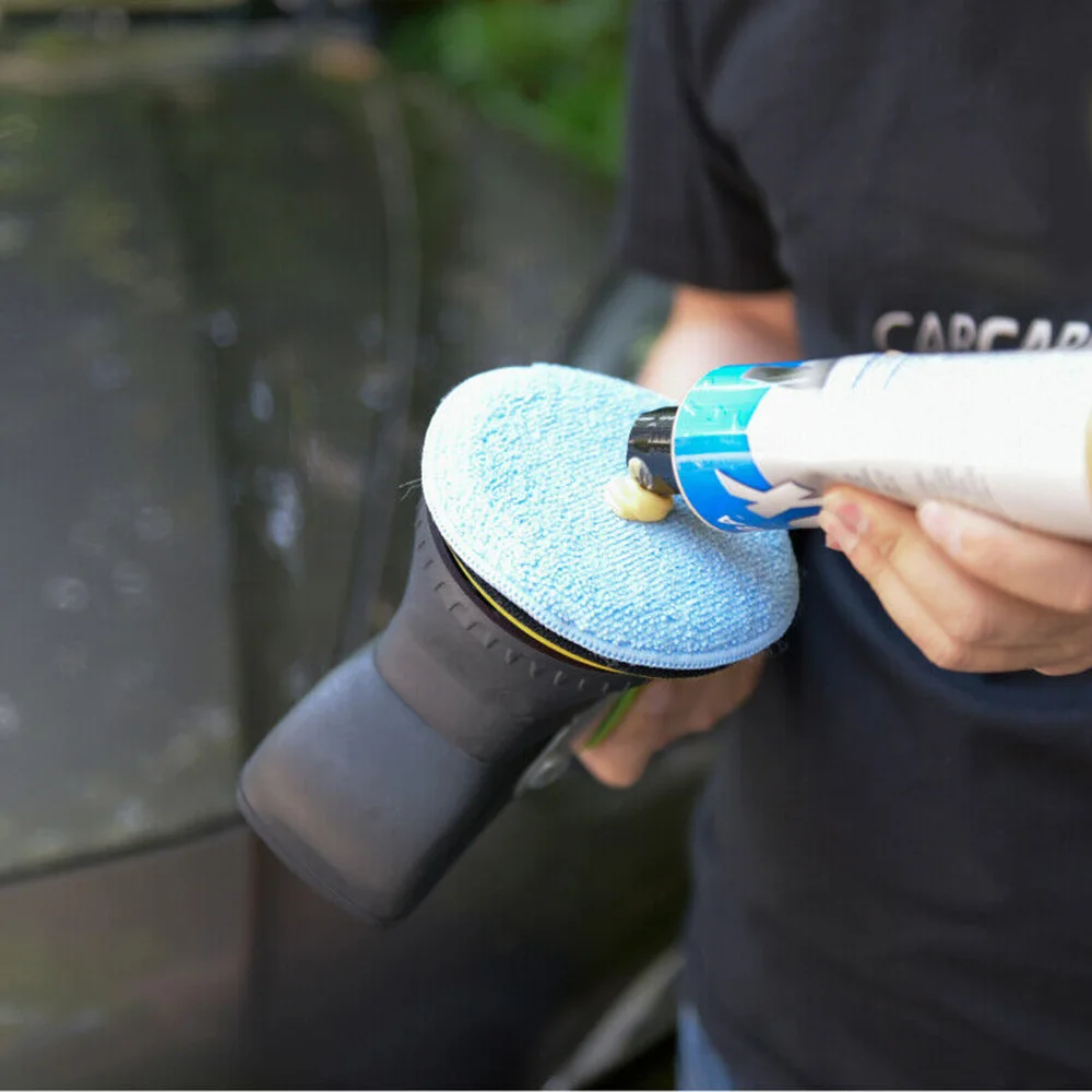 Assentos de Couro Polegada Carro Aplicador Limpeza Polonês Almofada Espuma Esponja Microfibra Enceramento Manter 24 Pçs 5 8 High Quality Automóveis e motos