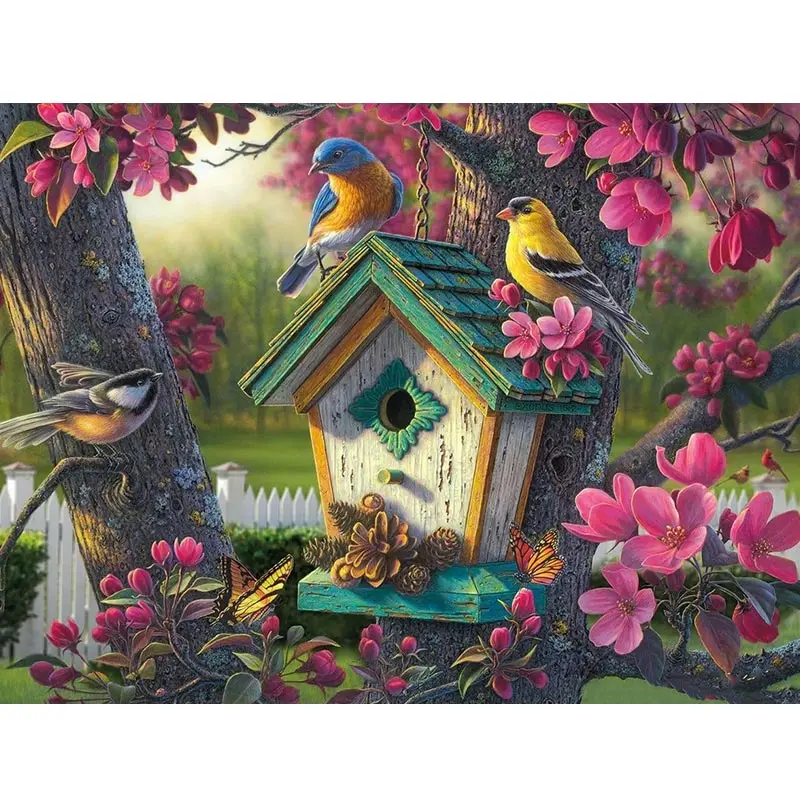 

5D Diamond Painting Animal Parrot Bird Cross Stitch Full Diamond Embroidery Set Rhinestone Mosaic picture Home decor Gift