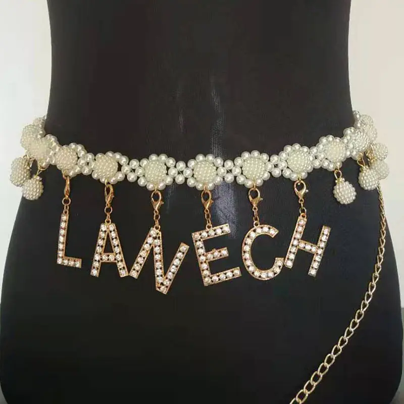 Богемный винтажный дизайн, цепочка на талию, свадебные вечерние женские подарки, очаровательные модные украшения, Висячие аксессуары - Окраска металла: W0012 Pearl