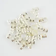 Заколки-хуп/Алюминий кольцо Цвет парик Наращивание волос кольцо 8/10 мм Заколки для волос манжеты трубка с кольцом