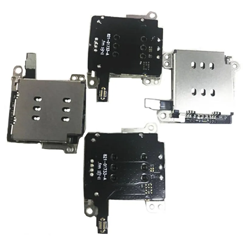 Для iphone XR Dual одной Sim Card Reader лоток-держатель для сим-карты Гнездо Слот Flex кабель с разъемом для подзарядки