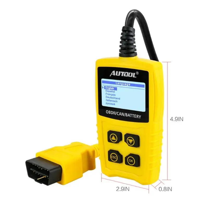 CS330 OBD2 сканер, инструмент для ремонта автомобиля, диагностический инструмент для автомобиля, OBDII, автоматический считыватель кодов неисправностей, аксессуары, считыватели кодов и сканирующие инструменты