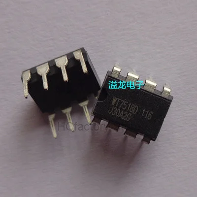 

Новый оригинальный 5 шт. WT7518D DIP8 WT7518 DIP-8 WT7518D-NG080WT DIP оптовый Универсальный список распределений