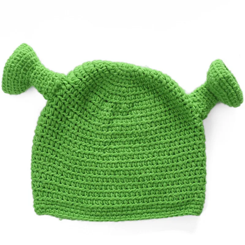 Unisex Balaclava Monster Shrek Hat Wool 