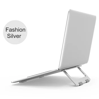 

Foldable Laptop Stand Aluminum Adjustable Desktop Tablet Holder Desk Table Mobile Phone Stand