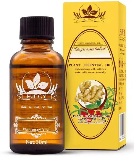 Customizable 1 Pcs Plant Body Care Ginger Oil 30ml