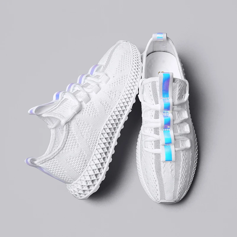 Женские кроссовки на толстой платформе белые черные бежевые tenis feminino удобные