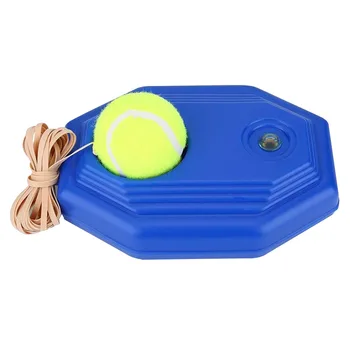 

Self-study Tennis Trainer Rebound Ball Baseboard Sport Sparring Device Blue
