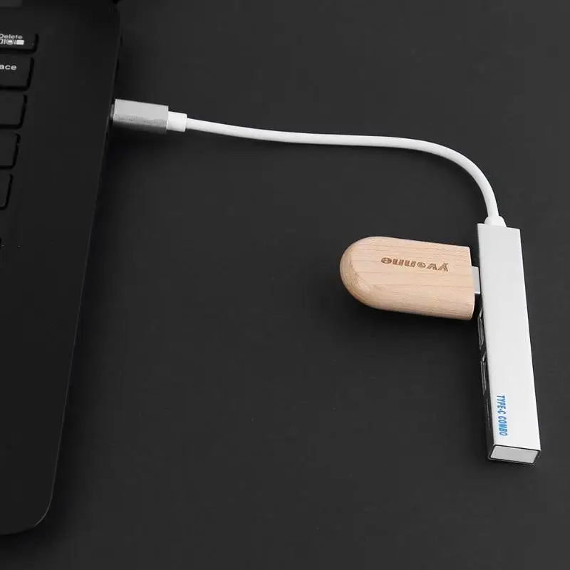 Type C концентратор USB-C-3 порта USB 2,0+ TF слот для карты сплиттер конвертер OTG Кабель-адаптер для Macbook Pro iMac ПК Аксессуары для ноутбуков