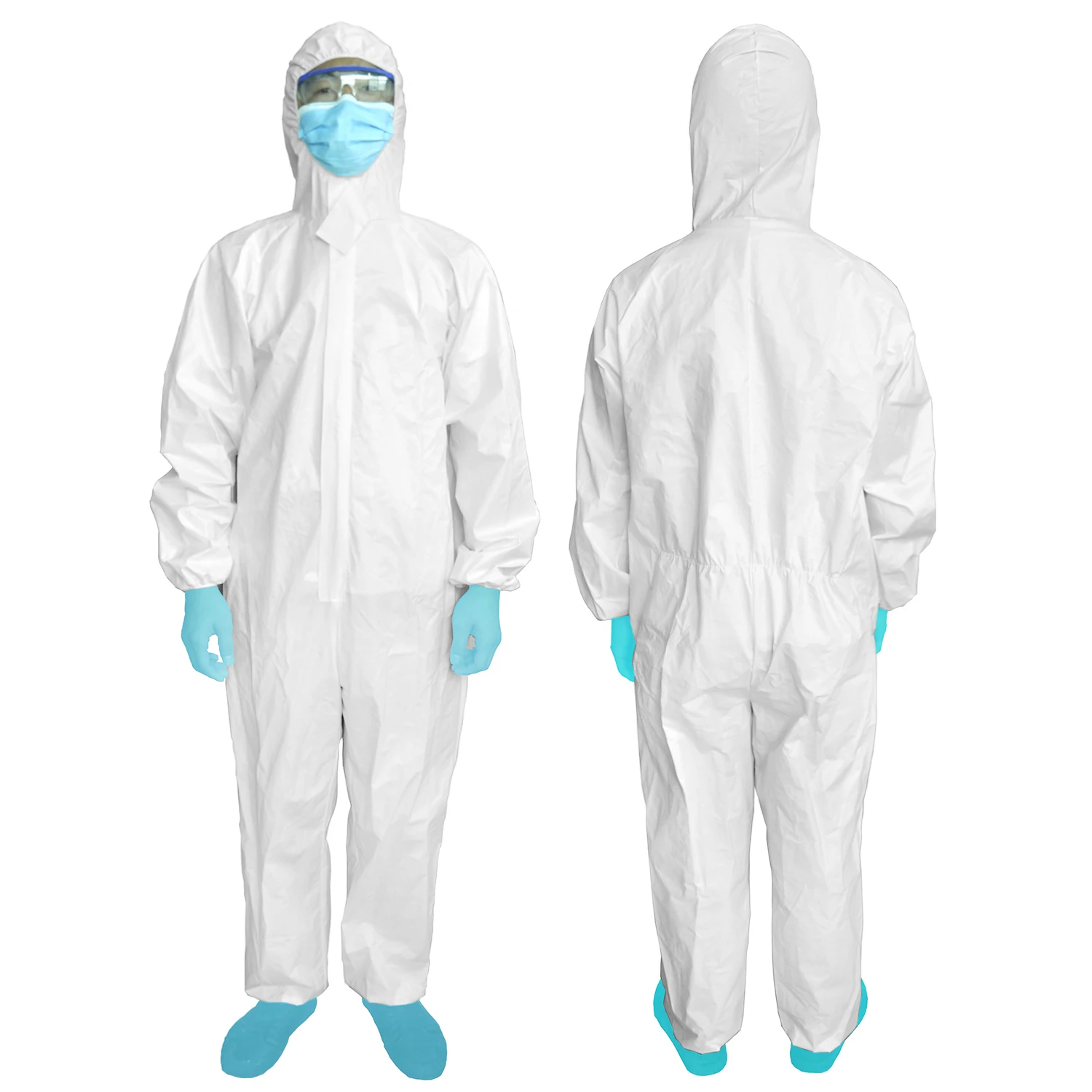 

High Antibacterial Reusable Isolation Suit Prevent Invasion of Dust Staff Protective Clothing Dust-proof Coveralls Antistatic