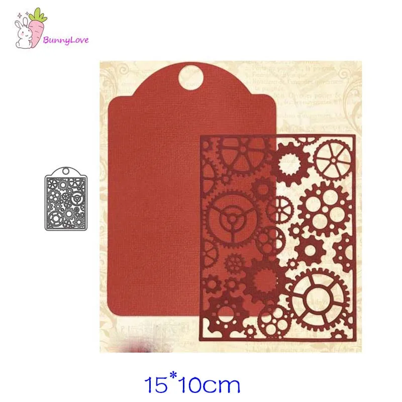 

Metal Cutting Dies Gear label Stencils Scrapbooking Album Paper Decorative Craft Embossing New 2019