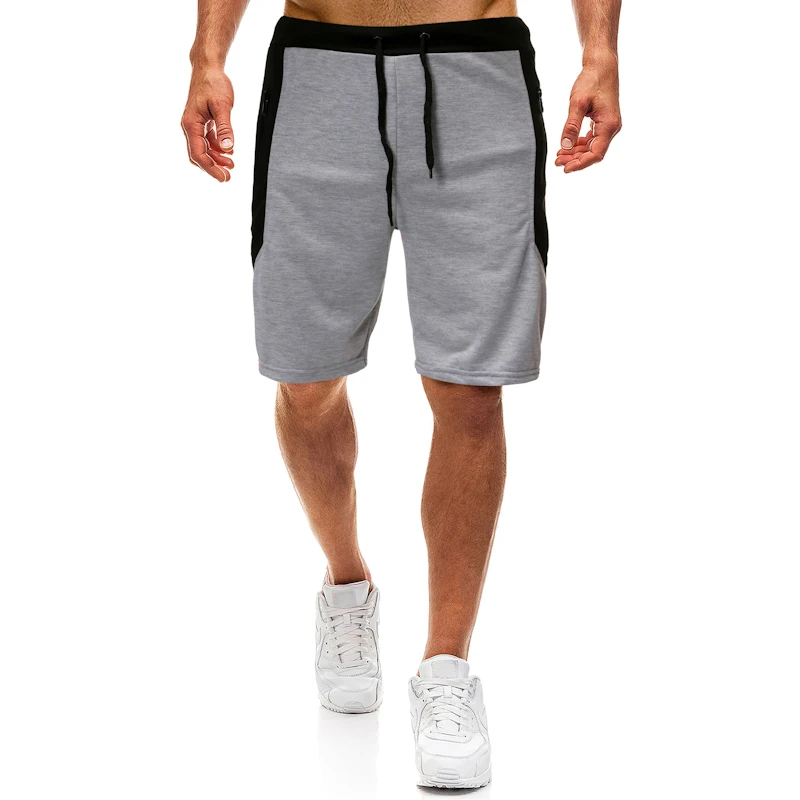 Новые популярные мужские спортивные шорты с строчкой на молнии, повседневные шорты m-xxl