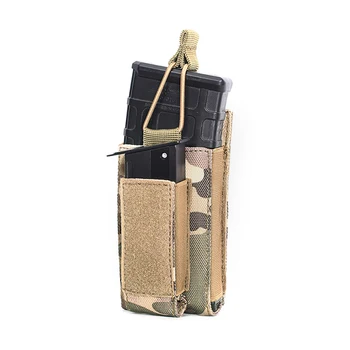 

Molle Military Multifunction Tactical QD 5.56mm 9mm Universal Magazine Pouch Bullet Bag Mag Pouch for Outdoor Hunting Shooting