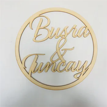 

Custom Bride and Groom Wooden Sign Laser Cut Wedding Wood Sign Birthday Party Mirror Rose Gold Acrylic Circle Greeting Sign