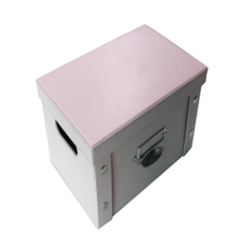 

Cross-border Bedicated Wholesale Custom Desktop Storage Box Stylish And Simple PU Folding Storage Box