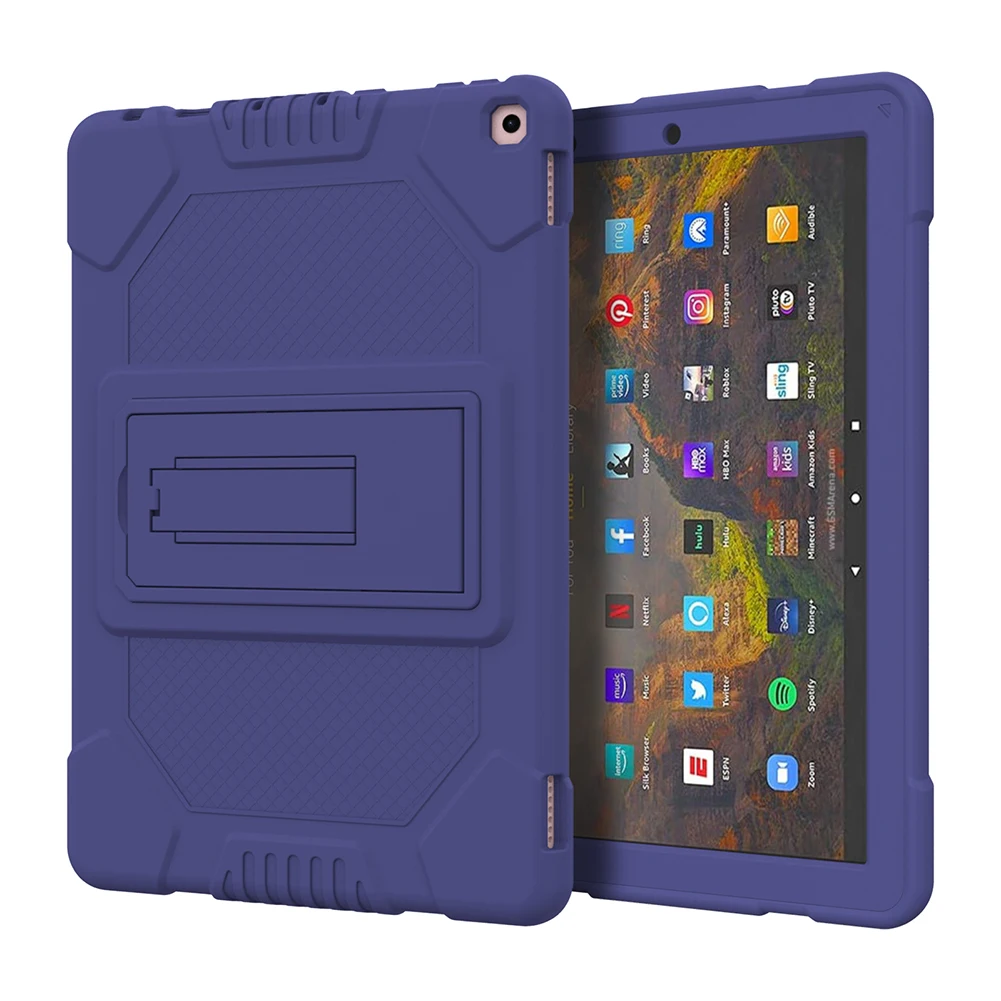 Suitable For Amazon Fire Hd 10 21 Tablet Pc Case Foldable Stand Dustproof And Durable Tablet Pc Case Computer Case Laptop Bags Cases Aliexpress