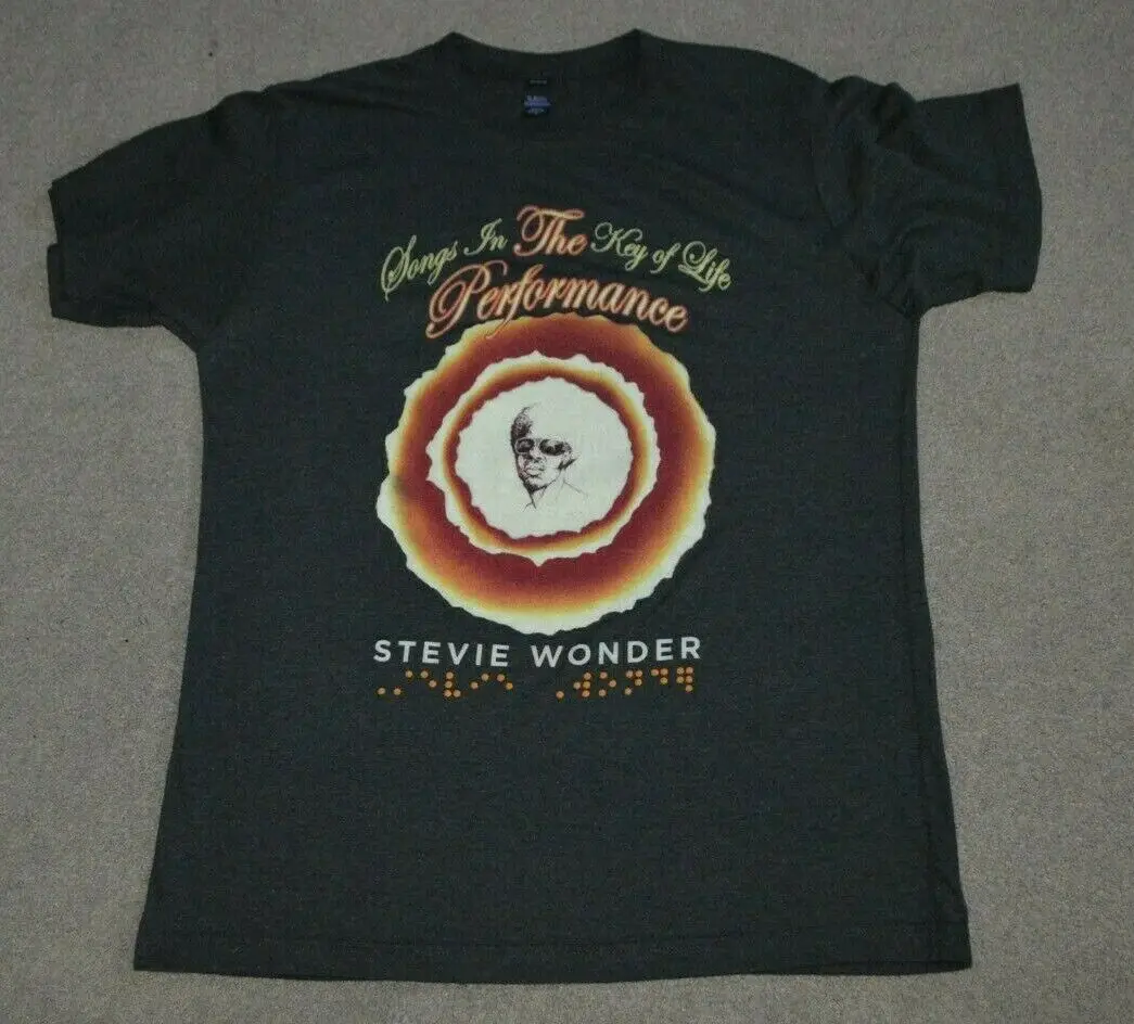 Stevie Wonder Songs In The Key Of Life Футболка спортивная футболка M 2015 Тур брейл 100%