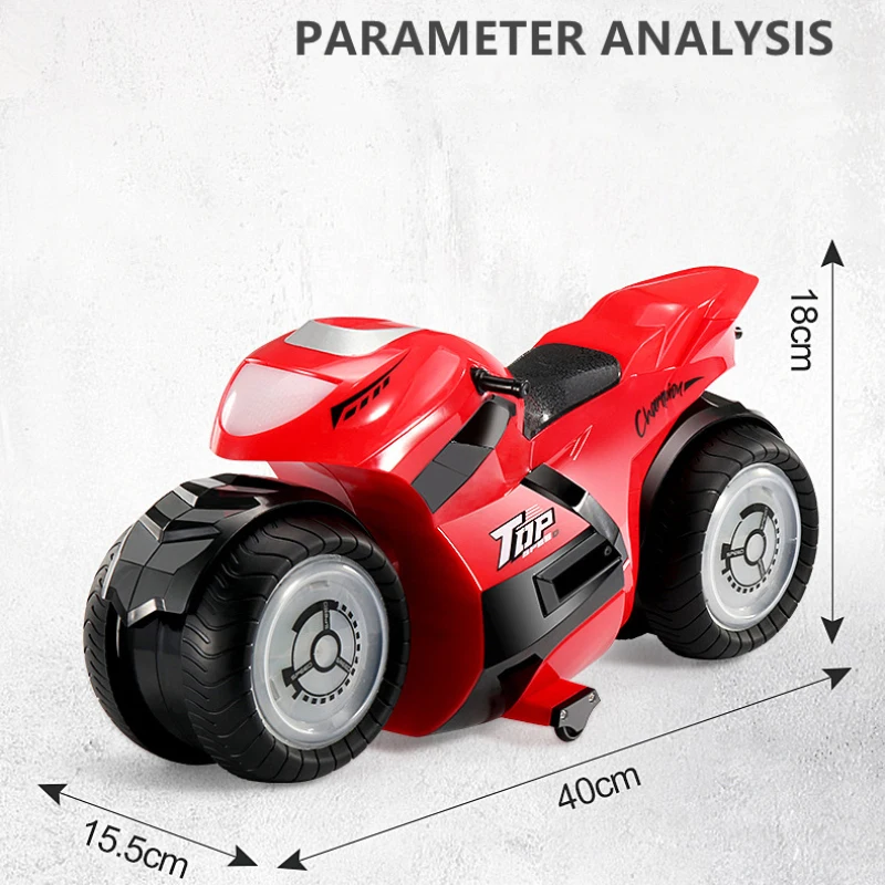 1:8 Large Scale Watch Control Omidirectional Motorcycle Gesture Sensing 3 Control Modes Stunt Rotation Colorful Marquee RC Toy 6