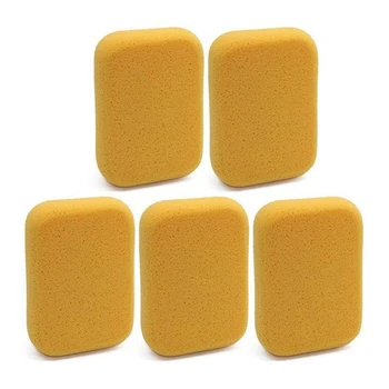 

Pool Scum Sponge,5 Pcs Reusable Oil Absorbing Sponge Cleaning Sponge for Swimming Pool Hot Tubs Spa,Absorbs Oil Slime
