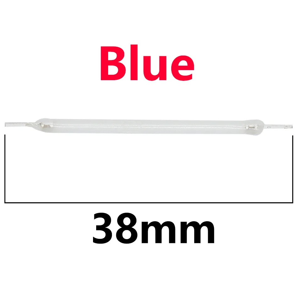 Description Picture 6 of item20PCS White Warm Red Green Blue 38mm 3V 12V 57V 80V LED Chip Incandescent Lamp Accessories Diode Flexible Filament For DIY Bulb
